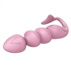 DMM-MAA Mermaid Vibration Anal Pleasure Butt Plug (Chargeable - Pink)